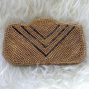 Vintage Beaded Pearl clutch